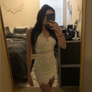 White Lace Dress